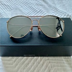 Gentle Monster Big Bully Gold Sunglasses